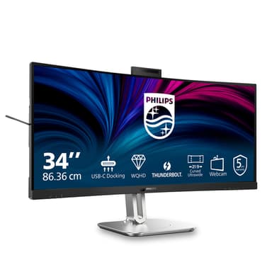 Philips 6000 series 34B2U6603CH/00 computer monitor 86.4 cm (34") 3440 x 1440 pixels Wide Quad HD LCD Grey view 2
