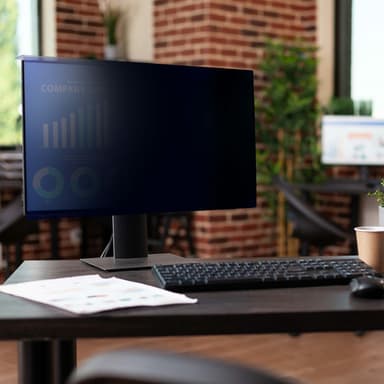 StarTech.com 24-inch 16:9 Computer Monitor Privacy Screen, Hanging Acrylic Filter, Quick-Install Security Shield, Monitor Screen Protector, +/- 30 Deg. View, Glossy - TAA view 7