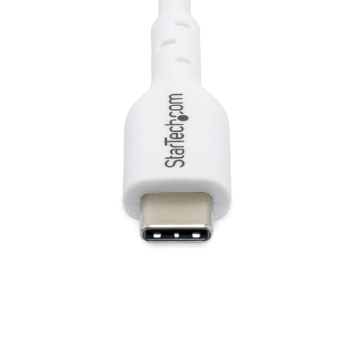 StarTech.com 6.6ft (2m) USB-C Charging Cable, Charge & Sync, 60W (3A) PD, USB 2.0 Laptop Charger Cable - White USB C Charging Cord