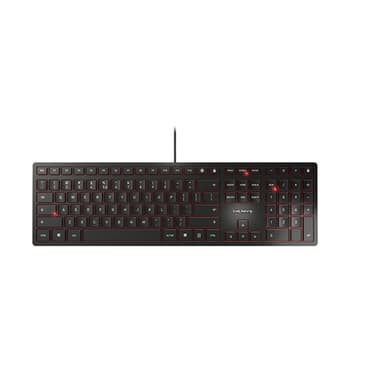 CHERRY KC 6000 Slim keyboard Universal USB US English Black view 1