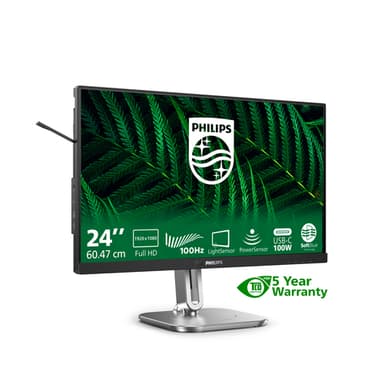 Philips 5000 series 24B2G5301/00 computer monitor 60.5 cm (23.8") 1920 x 1080 pixels Full HD LCD Black view 4