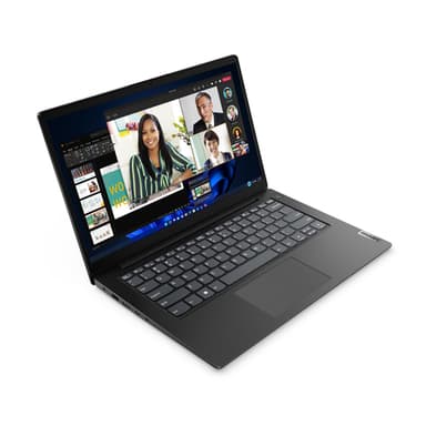 Lenovo V14 G4 AMN AMD Ryzen™ 5 7520U Laptop 35.6 cm (14") Full HD 8 GB LPDDR5-SDRAM 256 GB SSD Wi-Fi 6 (802.11ax) Windows 11 Pro Black UK English view 2