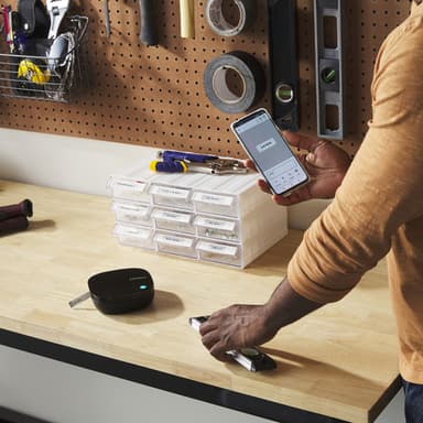 DYMO LetraTag 200B Bluetooth Label Maker | Compact Label Printer | Connects Through Bluetooth Wireless Technology to iOS and Android | Includes 1 White Paper Label Tape | Black view 16