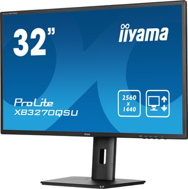 iiyama ProLite XB3270QSU-B1 computer monitor 80 cm (31.5") 2560 x 1440 pixels Quad HD LED Black view 8