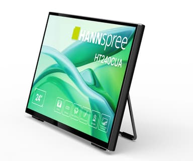 Hannspree HT240CUA computer monitor 60.5 cm (23.8") 1920 x 1080 pixels Full HD LED Touchscreen Black view 3