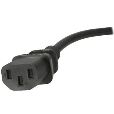 StarTech.com 6ft (1.8m) UK Computer Power Cable, 18AWG, BS 1363 to C13, 10A 250V, Black Replacement AC Power Cord, Kettle Lead / UK Power Cord, PC Power Supply Cable, TV/Monitor Power Cable view 3