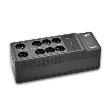 APC Back-UPS, 500VA/300W Floor/Wall Mount, 230V, 8x French/Belgian outlets, USB Type A Port, User Replaceable Battery view 1