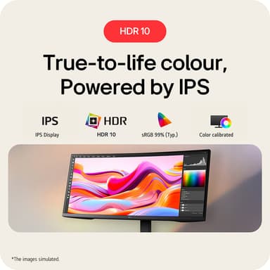 LG 34" IPS Ultrawide QHD Monitor computer monitor 86.4 cm (34") 3440 x 1440 pixels UltraWide Quad HD LCD Black view 3