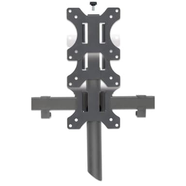 Manhattan Triple Desk Mount for TV & Monitors, For screens: 10" to 27", Clamp Assembly, VESA compatibility: 75x75 and 100x100mm - check the dimensions of the four mounting holes on back of screen to ensure it fits, Max 7kg (each), Black, Bracket, Lifetime Warranty view 6