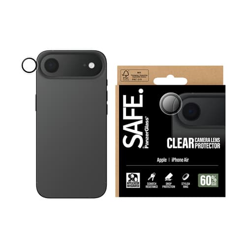 PanzerGlass SAFE. by ® Camera Lens Protector Transparent iPhone Air Clear screen protector Apple 1 pc(s)