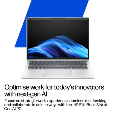 HP EliteBook 8 G1i Next Gen AI Wolf Pro Security Edition Copilot+ PC Intel Core Ultra 7 258V Laptop 35.6 cm (14") WUXGA 32 GB LPDDR5x-SDRAM 512 GB SSD Wi-Fi 7 (802.11be) Windows 11 Pro Silver view 5