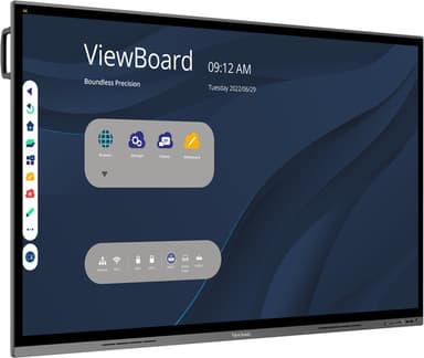 Viewsonic IFP7562 Signage Display Interactive flat panel 190.5 cm (75") LED Wi-Fi 350 cd/m² 4K Ultra HD Black Touchscreen Built-in processor Android view 4