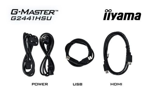 iiyama G2441HSU-B1 computer monitor 60.5 cm (23.8") 1920 x 1080 pixels Full HD LED Black