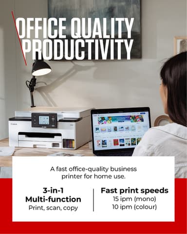 Canon MAXIFY GX2050 Inkjet A4 600 x 1200 DPI 9.1 ppm Wi-Fi view 5