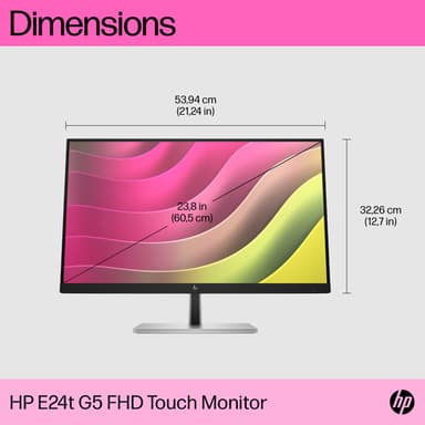 HP E24t G5 FHD Touch Monitor view 5