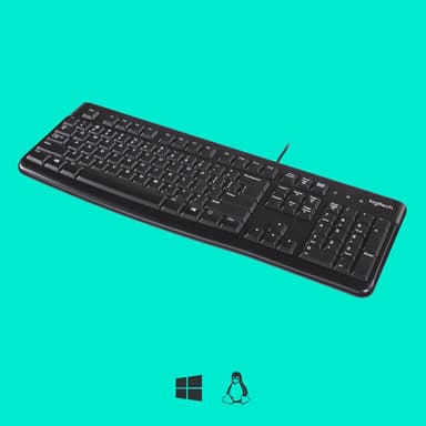 Logitech K120 Corded Keyboard view 13