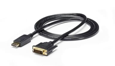 StarTech.com 6ft (1.8m) DisplayPort to DVI Cable, DisplayPort to DVI Adapter Cable, Passive DP to DVI-D Video Converter, 1080p - Replacement for DP2DVIMM6 view 1