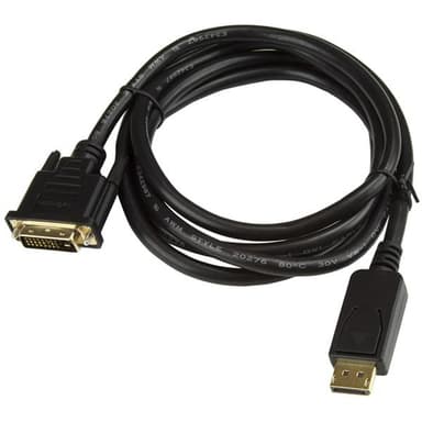 StarTech.com 6ft (1.8m) DisplayPort to DVI Cable, DisplayPort to DVI Adapter Cable, Passive DP to DVI-D Video Converter, 1080p - Replacement for DP2DVIMM6 view 5