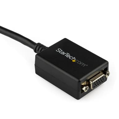 StarTech.com DisplayPort to VGA Adapter - Active DP to VGA Converter - 1080p Video - DisplayPort Certified - DP/DP++ Source to VGA Monitor Cable Adapter Dongle - Latching DP Connector view 3