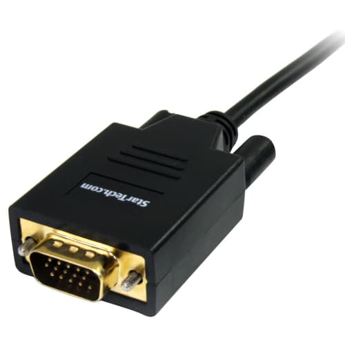 StarTech.com 6ft (2m) Mini DisplayPort to VGA Cable - Active Mini DP to VGA Adapter Cable - 1080p Video - mDP 1.2 or Thunderbolt 1/2 Mac/PC to VGA Monitor/Display - Converter Cord