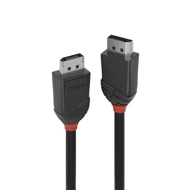 Lindy 2m DisplayPort 1.2 Cable, Black Line view 1