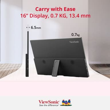 Viewsonic VA1650 computer monitor 40.6 cm (16") 1920 x 1080 pixels Full HD LED Black view 3
