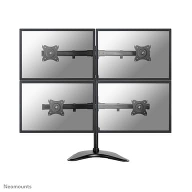 Neomounts NM-D335D4BLACK Monitor stand 10-27" view 1