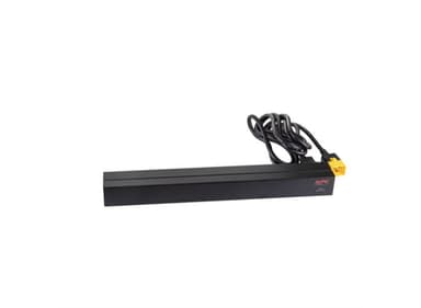 APC NetShelter Basic Rack PDU, 1U, 1PH, 3.7kW 230V 16A or 3.3kW 208V 16A, x12 C13 outlets, C20 cord view 1