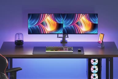 Neomounts NM-D775DXBLACK Monitor arm 10-32" - gas spring - Topfix - 180°-stop view 16