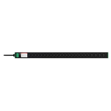 APC Easy Rack PDU, Basic, Vertical, 1 Phase, 3.7kW, 230V, 16A, 20 x C13 and 4 x C19 outlets, IEC60309 PLUG view 3