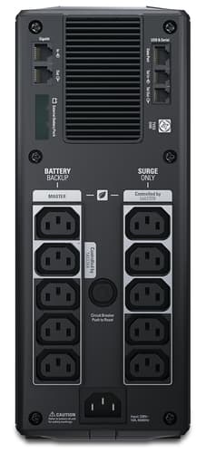 APC Back-UPS Pro, 1500VA/865W, Tower, 230V, 10x IEC C13 outlets, AVR, LCD, User Replaceable Battery view 2