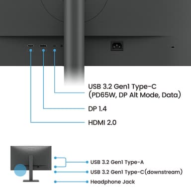 BenQ RD270Q computer monitor 68.6 cm (27") 2560 x 1440 pixels Wide Quad HD Black view 9