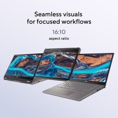 ASUS Chromebook CX34 Flip CB3401FBA-LZ0347 Intel® Core™ i7 i7-1255U 35.6 cm (14") Touchscreen WUXGA 8 GB LPDDR4x-SDRAM 256 GB SSD Wi-Fi 6E (802.11ax) ChromeOS Grey view 8