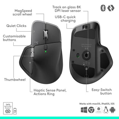 Logitech MX Master 4 for Business - Graphite view 6
