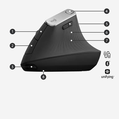 Logitech MX Vertical view 6