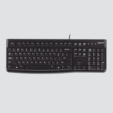 Logitech K120 Corded Keyboard (QWERTZ) — 920-002504 view 4