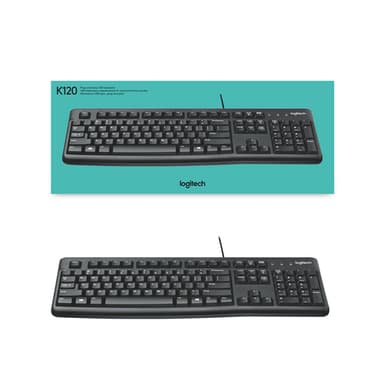 Logitech K120 Corded Keyboard (QWERTZ) — 920-002504 view 7