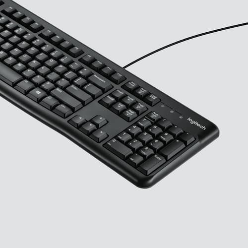 Logitech K120 Corded Keyboard (QWERTZ) — 920-002504