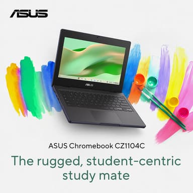 ASUS Chromebook CZ11 CZ1104CM2A-N00124 ARM Cortex 520 Laptop 29.5 cm (11.6") HD 4 GB LPDDR4x-SDRAM 64 GB eMMC Wi-Fi 6 (802.11ax) ChromeOS Grey view 13