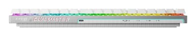 CHERRY MX 8.2 Pro TMR Wireless keyboard Gaming USB + RF Wireless + Bluetooth QWERTY UK English Silver, White view 3