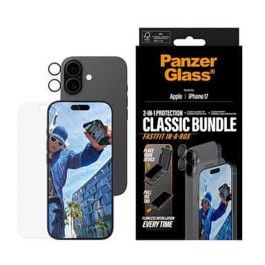 PanzerGlass PG82398 mobile phone screen/back protector Clear screen protector Apple view 2