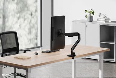 Neomounts DS70-250BL1 Monitor arm 17-35" - gas spring - Topfix - 180°-stop view 19