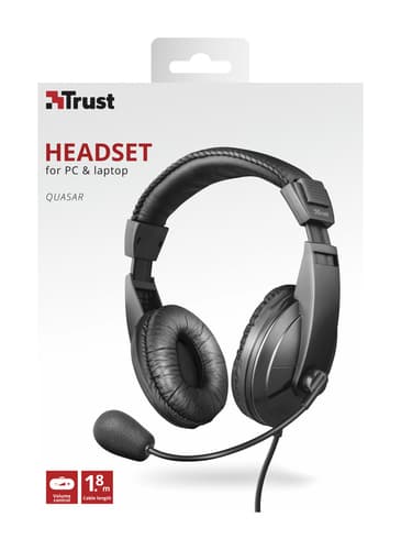 Trust 21661 headphones/headset Wired Head-band Calls/Music Black view 7