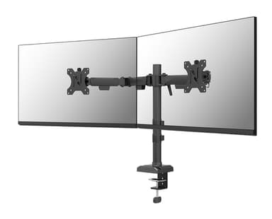 Neomounts DS60-600BL2 Monitor arm 10-32" - Quick-fix - 180°-stop view 1