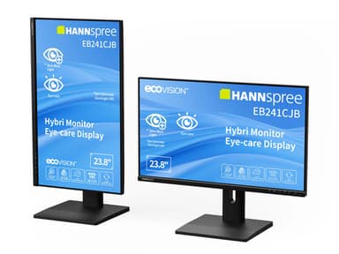 Hannspree Hybri Monitor EB241CJB computer monitor 60.5 cm (23.8") 1920 x 1080 pixels Full HD LCD Black view 5