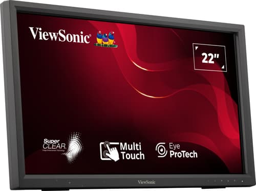 Viewsonic TD2223-2 computer monitor 55.9 cm (22") 1920 x 1080 pixels Full HD LCD Touchscreen Black