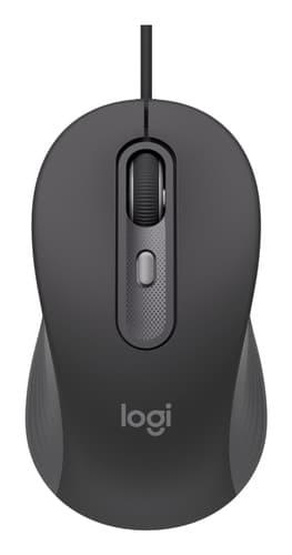 Logitech Signature Wired M520 for Business mouse Office Ambidextrous USB Type-C Optical 4000 DPI view 1