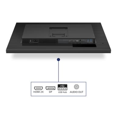 Philips 3000 series 27B1N3800/00 computer monitor 68.6 cm (27") 3840 x 2160 pixels 4K Ultra HD LCD Black view 4