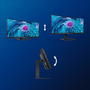 Philips E Line 346E2CUAE/00 computer monitor 86.4 cm (34") 3440 x 1440 pixels Wide Quad HD+ LCD Black view 7