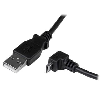 StarTech.com 2m Micro USB Cable - A to Down Angle Micro B view 2